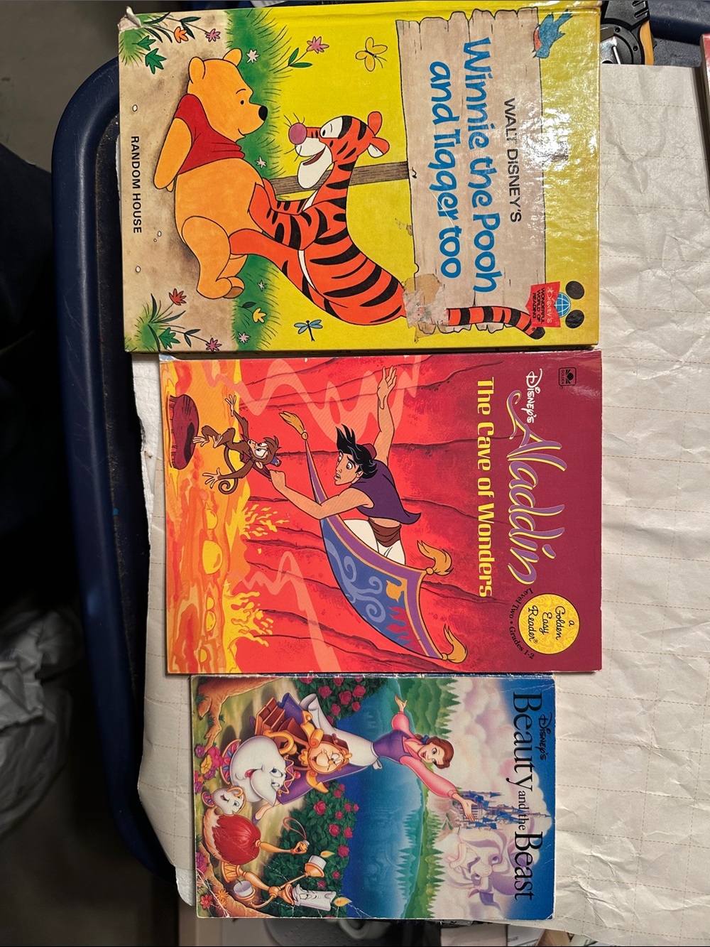 Three vintage Disney books